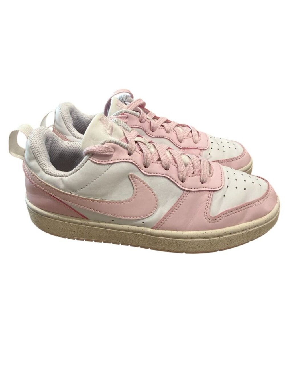 Nike Court Borough Low Recraft GS Pink Foam Sneakers – Youth Size 5Y (DV5456-105